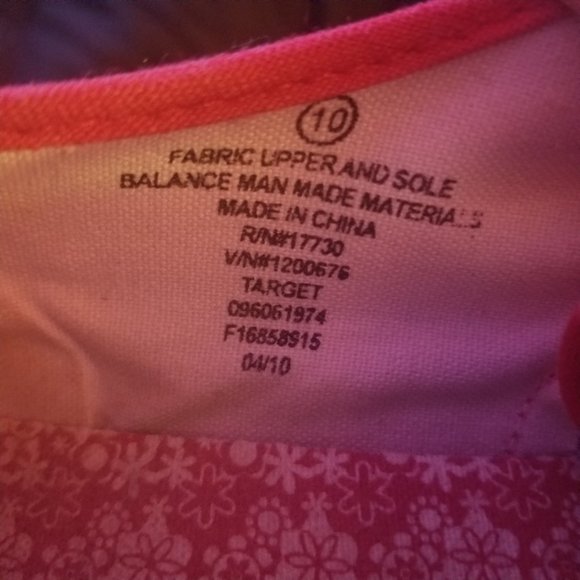 Red MOSSIMO Supply Co. Sneakers Size 10 Used - Picture 2 of 2